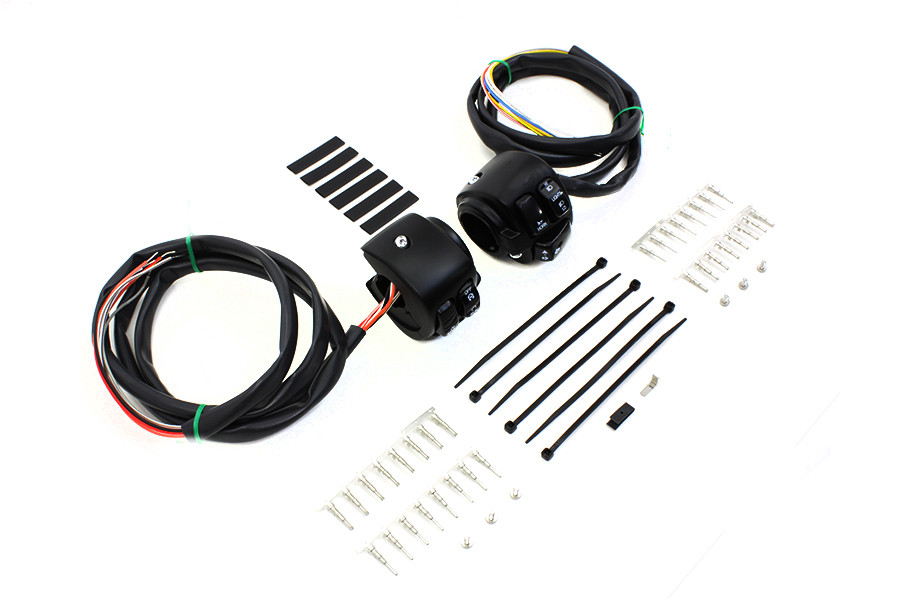 Volt Tech #371012 - Handlebar Control Switch Housing Kit Black