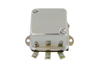 Volt Tech #77210C - Chrome 6 Volt Mechanical Regulator