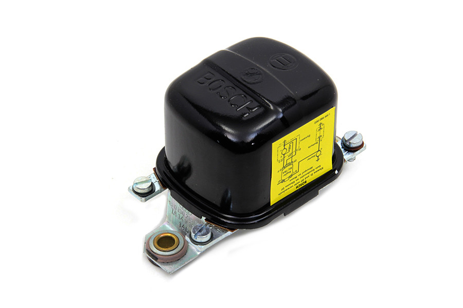 V-Twin #74511-65 - Black Zinc 12 Volt Mechanical Regulator