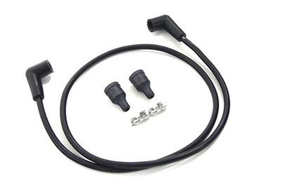 Volt Tech #40158 - Black Copper Core 7mm Spark Plug Wire Kit