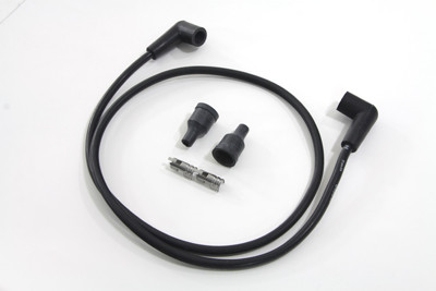 Volt Tech #40158 - Black Copper Core 7mm Spark Plug Wire Kit