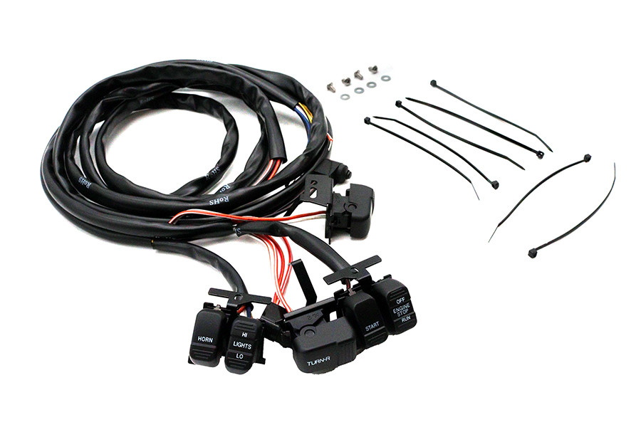 Volt Tech #84135 - Black Handlebar Switch Kit