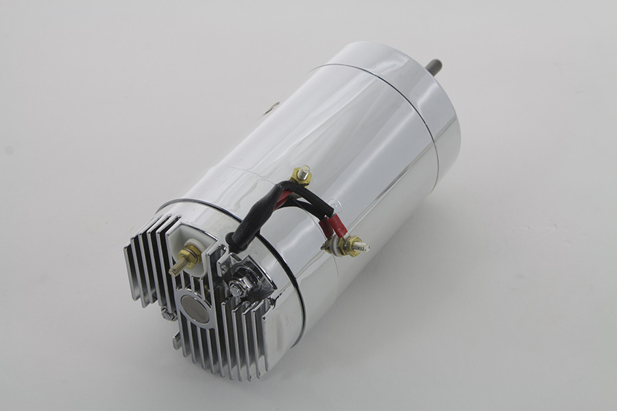 Volt Tech - 12 Volt 2-Brush Generator with Low Output Chrome