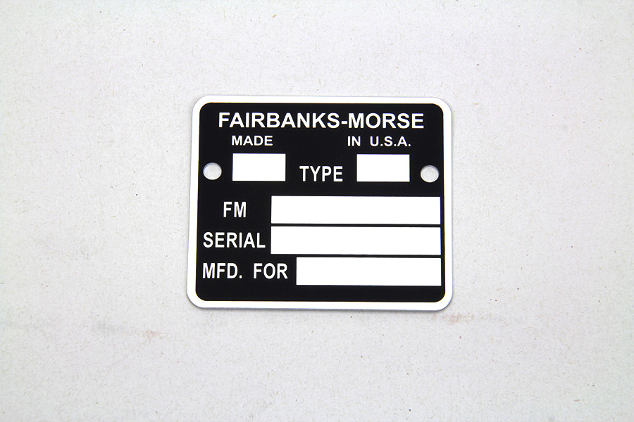 Volt Tech #77228A - Magneto Name Tag