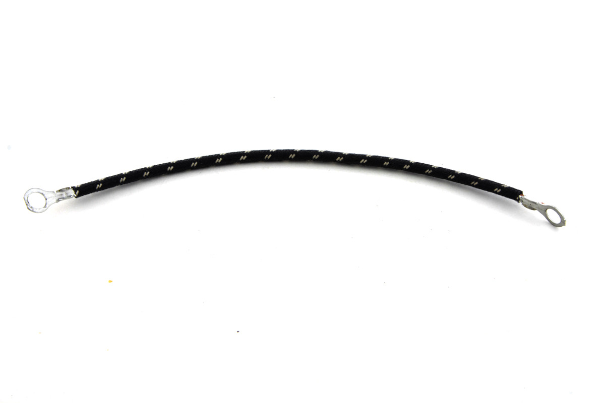 V-Twin - Cloth Covered Battery Ground Wire