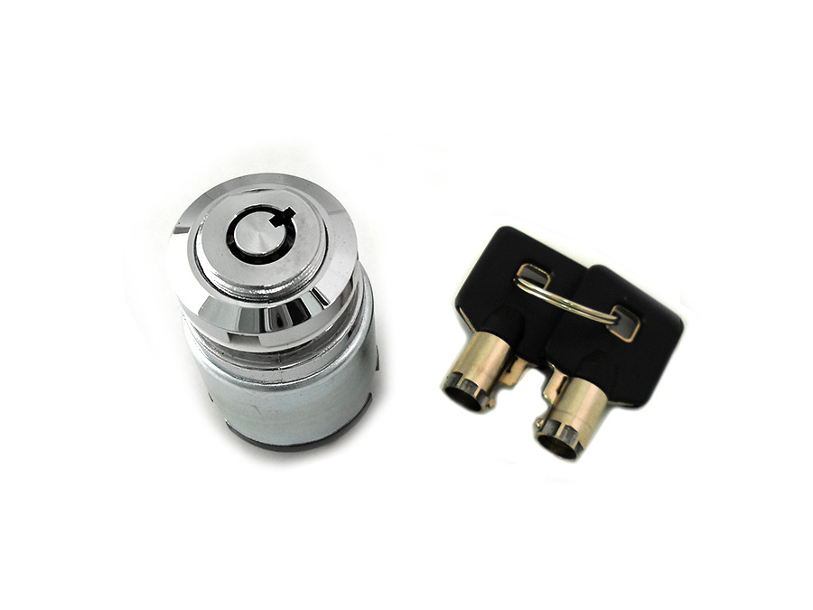 Volt Tech #71379 - Chrome Ignition Key Switch
