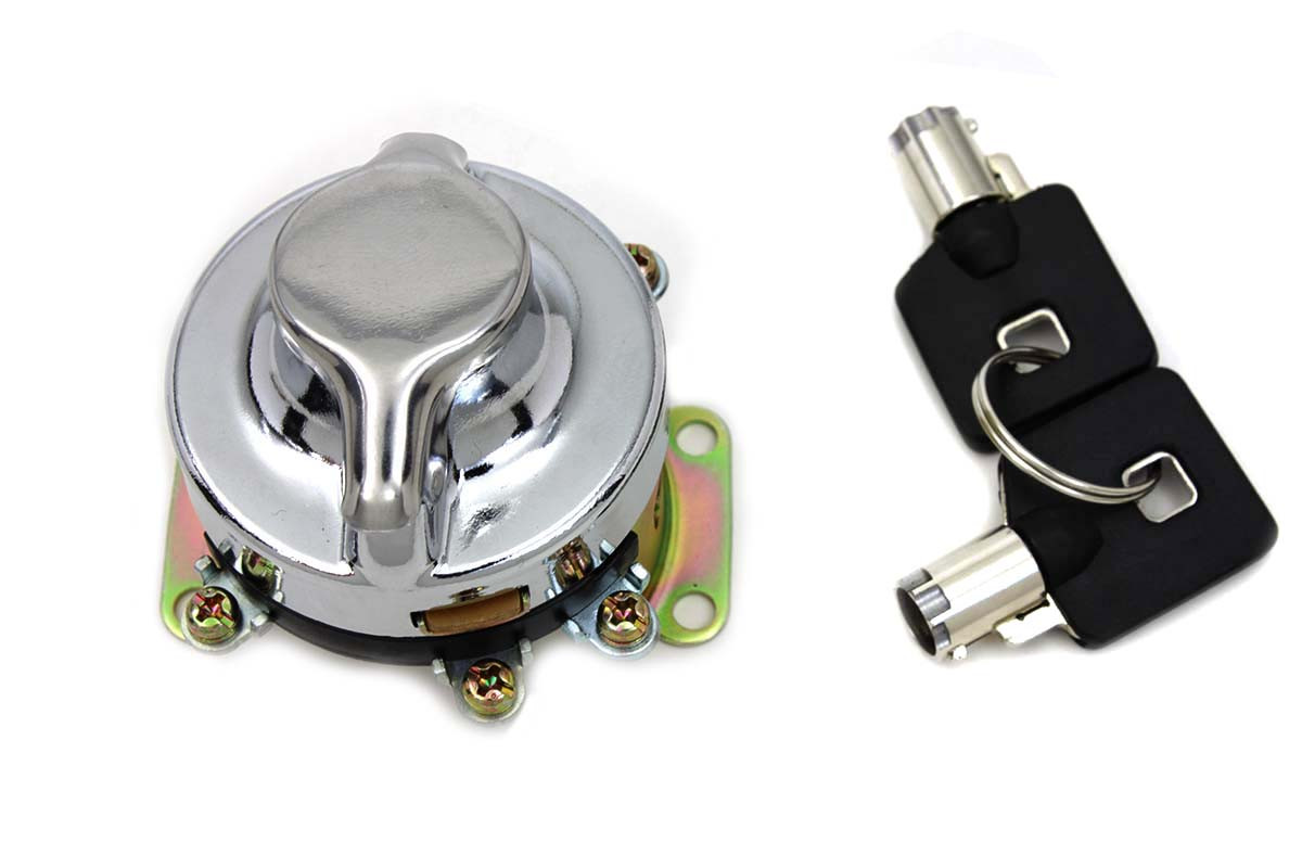 Volt Tech #72584D - Fat Bob Ignition Key Switch