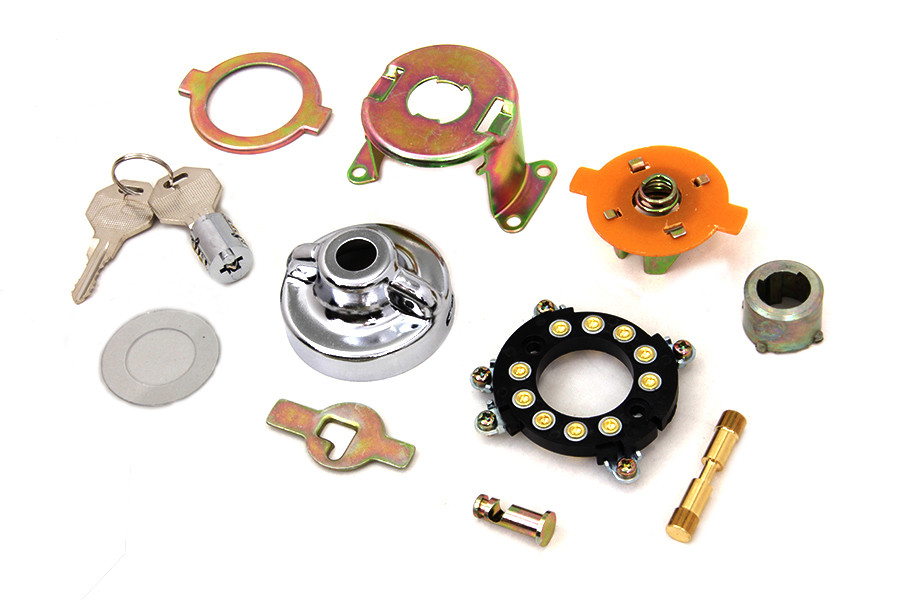 Volt Tech #72584E - Fat Bob Ignition Switch Component Kit