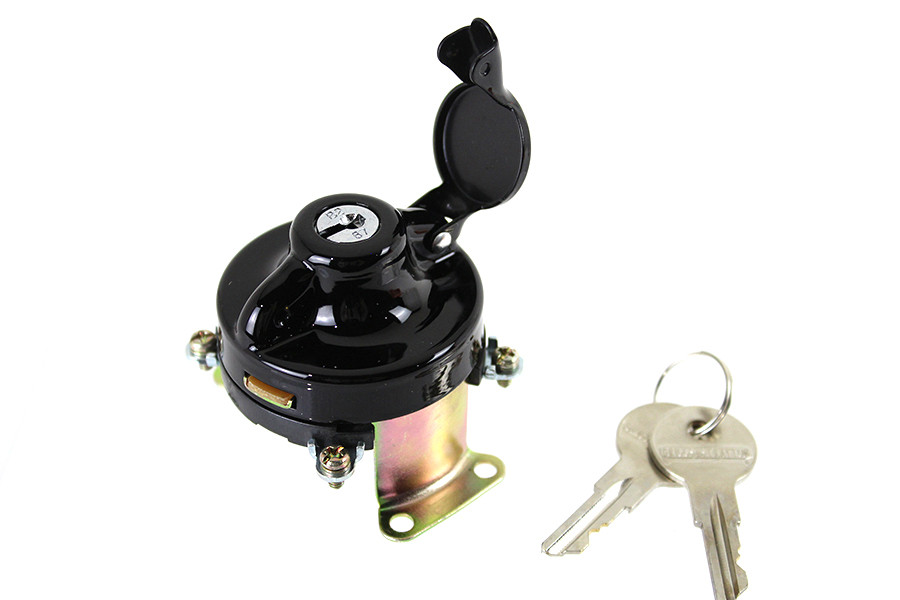 Volt Tech #72591B - Black Ignition Switch with 5 Terminals