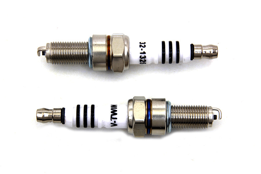 Volt Tech #E18-6724SWVT - M8 V-Twin Performance Spark Plug Set