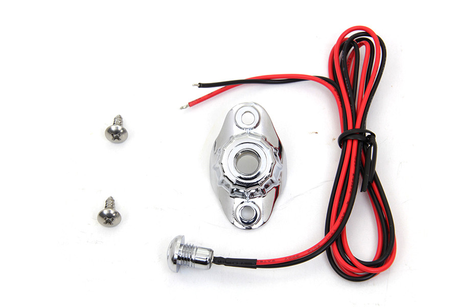 Volt Tech #63627 - Old School Single Switch Kit Chrome