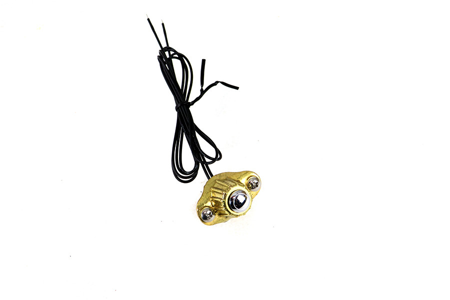 Volt Tech #63627A - Old School Single Switch Kit Brass Finish