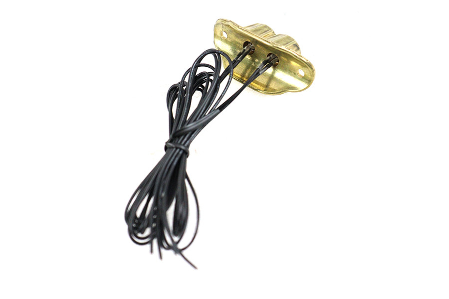 Volt Tech #63628A - Old School Dual Switch Kit Brass Finish