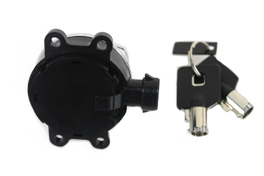 Volt Tech #370968 - Chrome Ignition Switch with Chrome Skull