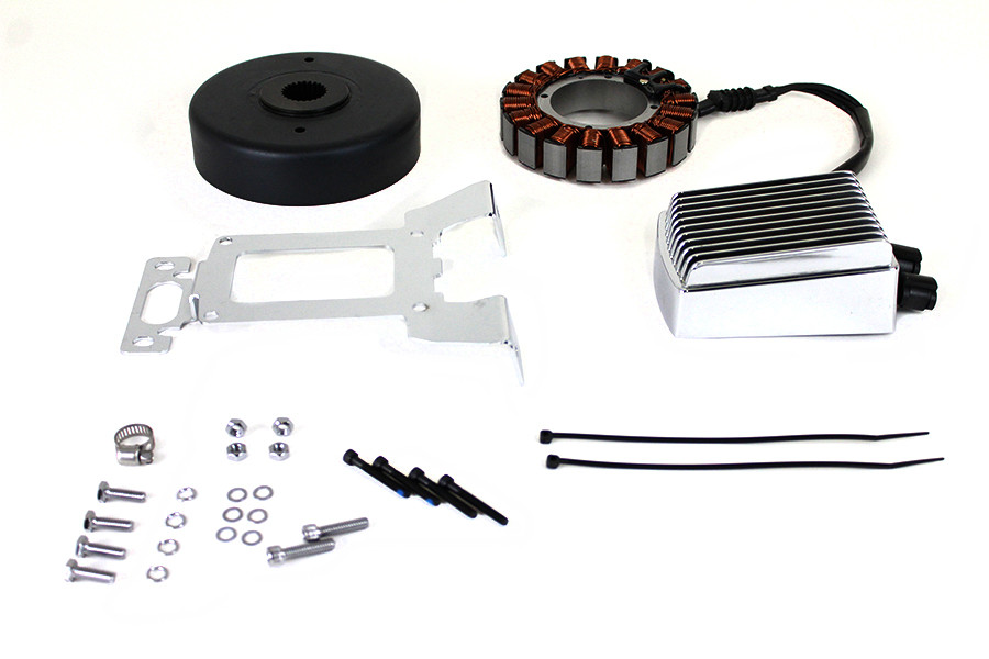 Volt Tech #29900028A-CHR - Alternator Charging System Kit 54 Amp Chrome