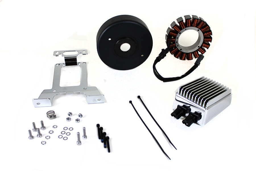 Volt Tech #29900028A-CHR - Alternator Charging System Kit 54 Amp Chrome