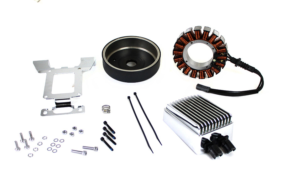 Volt Tech #29900028A-CHR - Alternator Charging System Kit 54 Amp Chrome
