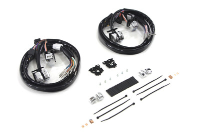 Volt Tech #H18-0336C+12 - Handlebar Switch Kit Chrome