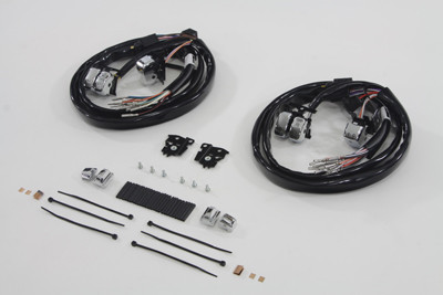 Volt Tech #H18-0336C+12 - Handlebar Switch Kit Chrome