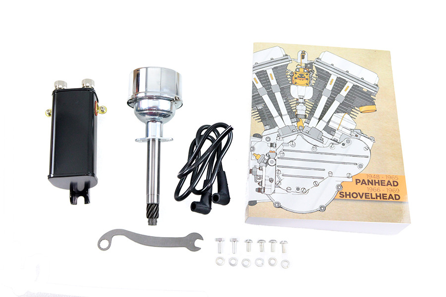 Volt Tech - 6 Volt Distributor/Coil Kit Black