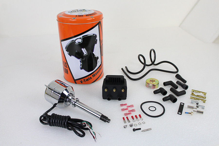 V-Twin - V-Fire Single Fire Electronic Ignition Distributor with Coil