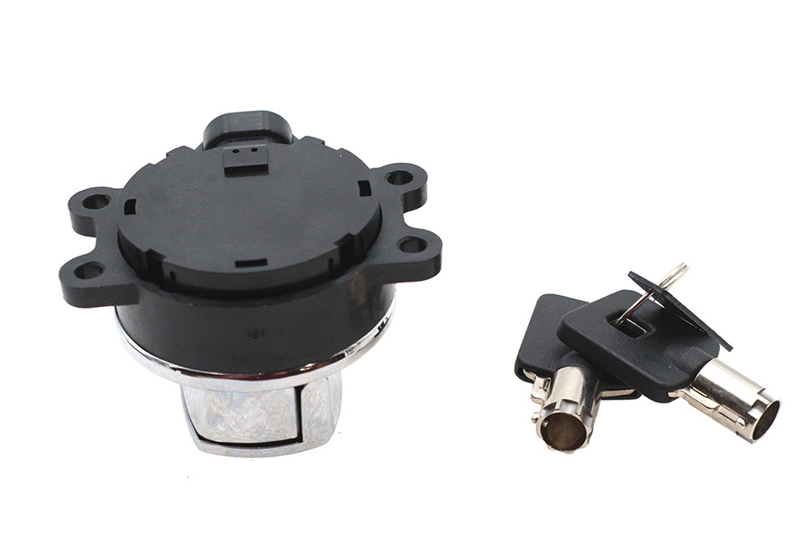 V-Twin #77807 - FLT Ignition Switch Chrome