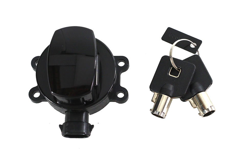 V-Twin #77807B - FLT Ignition Switch Black