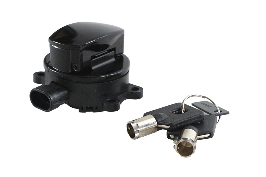 V-Twin #77807B - FLT Ignition Switch Black
