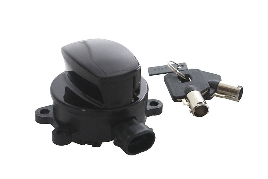 V-Twin #77807B - FLT Ignition Switch Black
