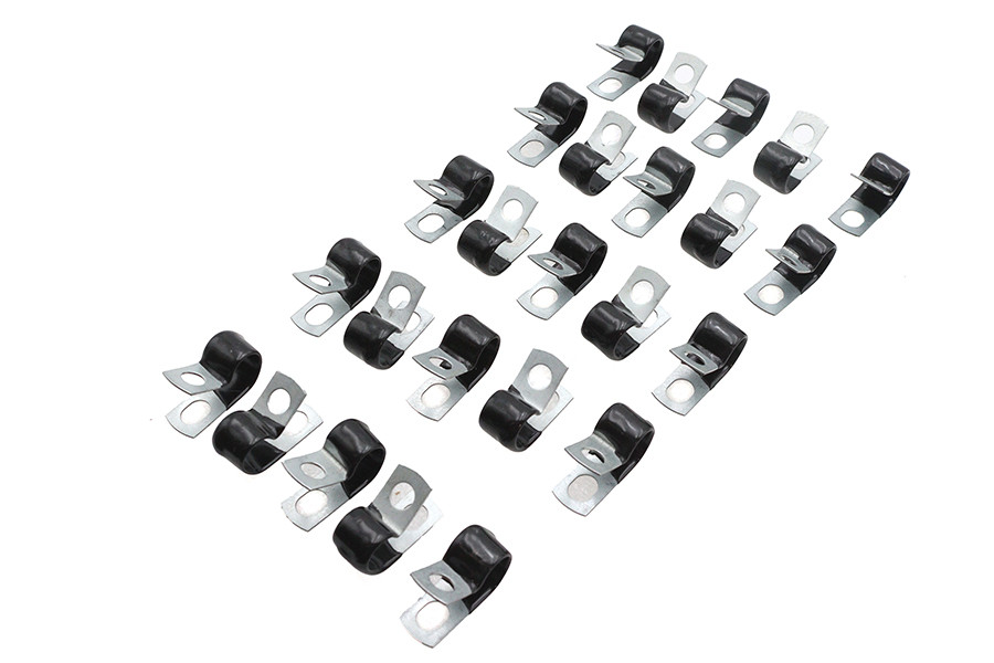 V-Twin #8863T13 - Horn Wire Clamp Black