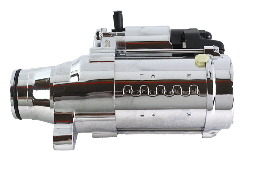 V-Twin #SND12D075-C - Replacement Starter Motor 1.6kW Chrome