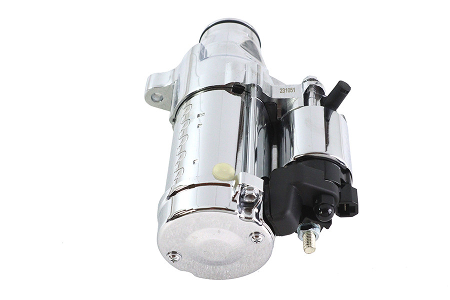 V-Twin #SND12D075-C - Replacement Starter Motor 1.6kW Chrome