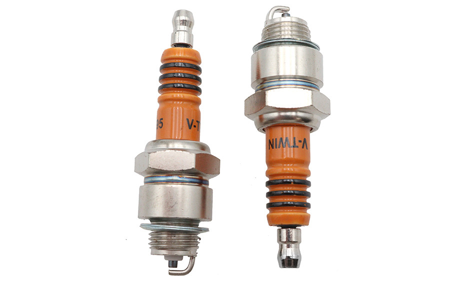 Volt Tech #E18-6664SWVT - V-Twin Performance Spark Plug Set