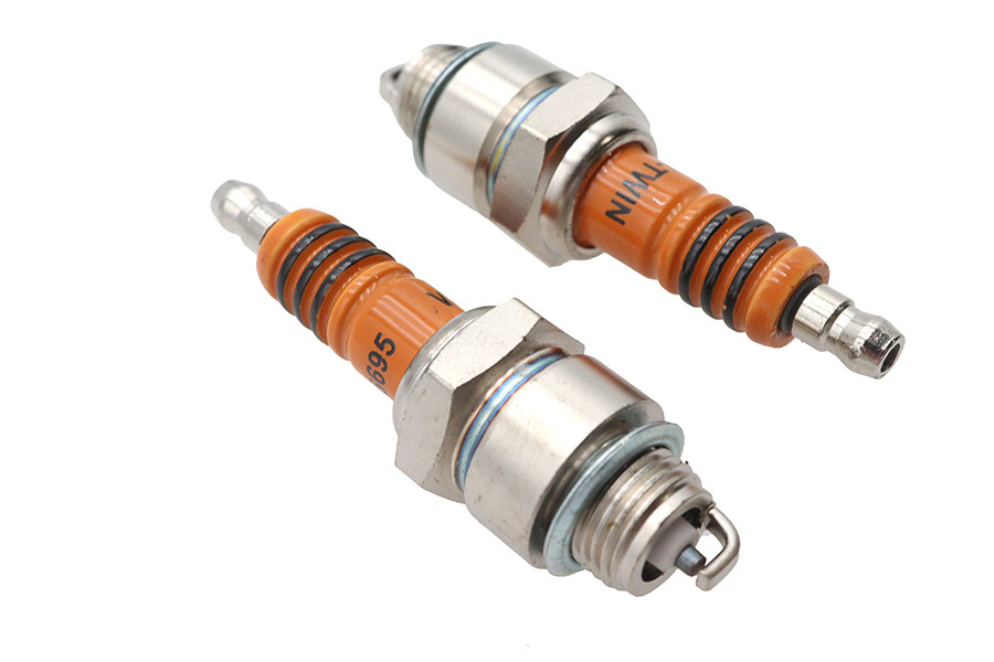 Volt Tech #E18-6664SWVT - V-Twin Performance Spark Plug Set