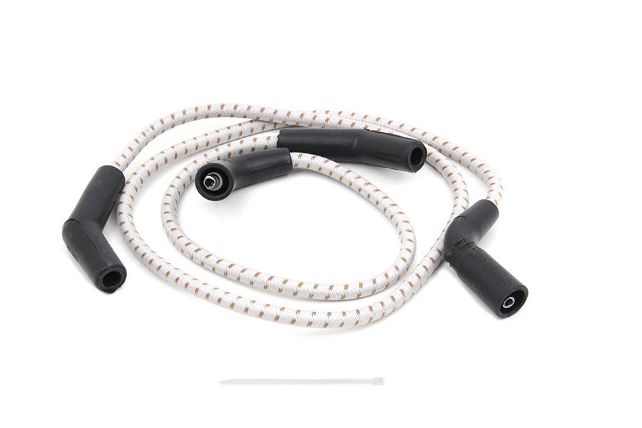 Sumax #C20136 - Sumax Grey with Brown Tracer 7mm Spark Plug Wire Set