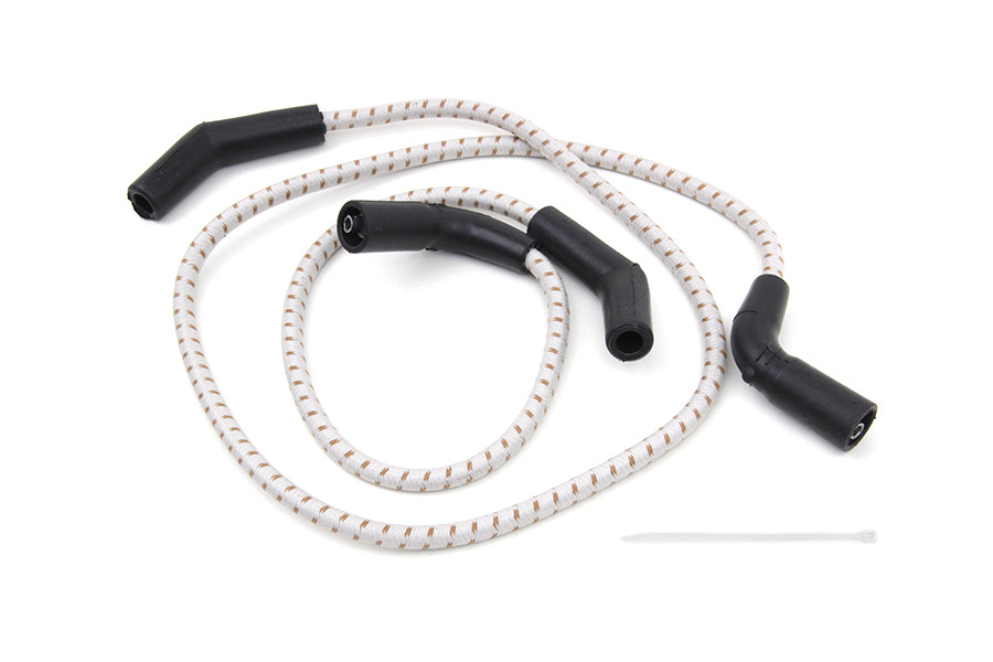Sumax #C20136 - Sumax Grey with Brown Tracer 7mm Spark Plug Wire Set