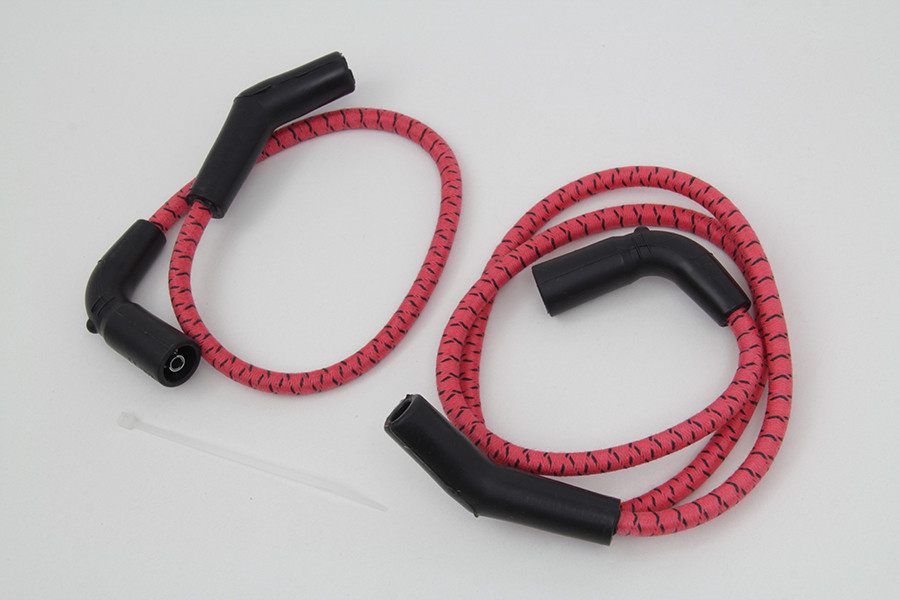 Sumax #C20236 - Sumax Red with Black Tracer 7mm Spark Plug Wire Set