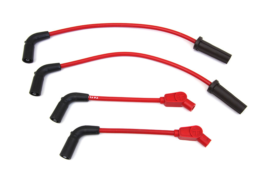 Sumax #30238 - Sumax Spark Plug Wire Set 8mm Red