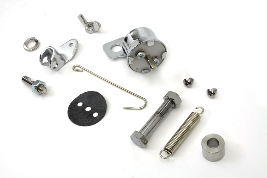 Volt Tech #77055 - Chrome Pull Type Brake Switch Kit