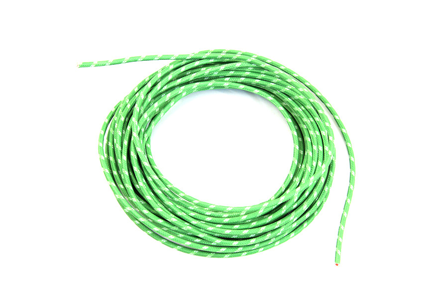 Volt Tech #40126 - Green 25' Cloth Covered Wire
