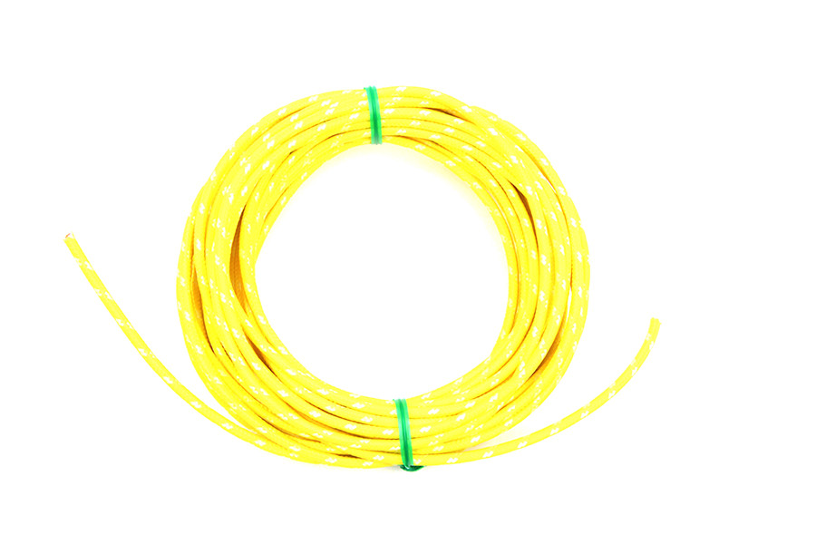 Volt Tech #40127 - Yellow 25' Cloth Covered Wire