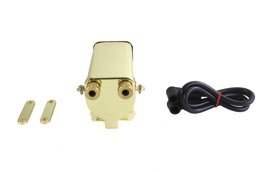 Volt Tech #74056D - Brass Plated 12 Volt Ignition Coil