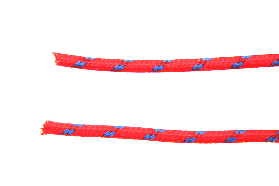 Volt Tech #40268 - Red with Blue Dot 25' Braided Wire