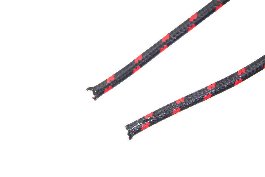 Volt Tech #40269 - Black with Red Dot 25' Braided Wire