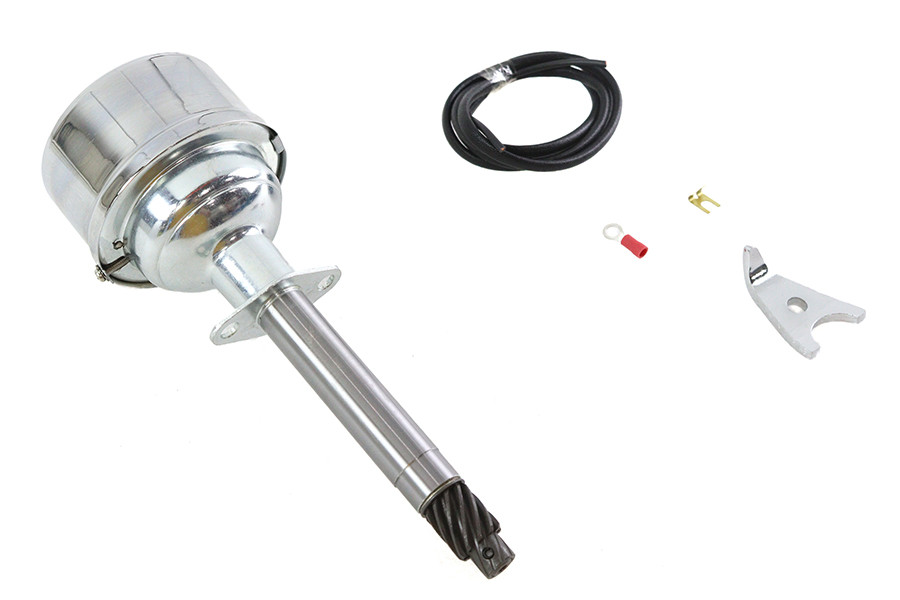 V-Twin #74478DZ - V-Fire Overhead Valve Auto Advance Distributor Zinc Plated