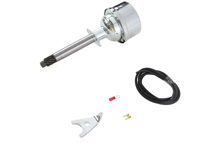 V-Twin #74478DZ - V-Fire Overhead Valve Auto Advance Distributor Zinc Plated