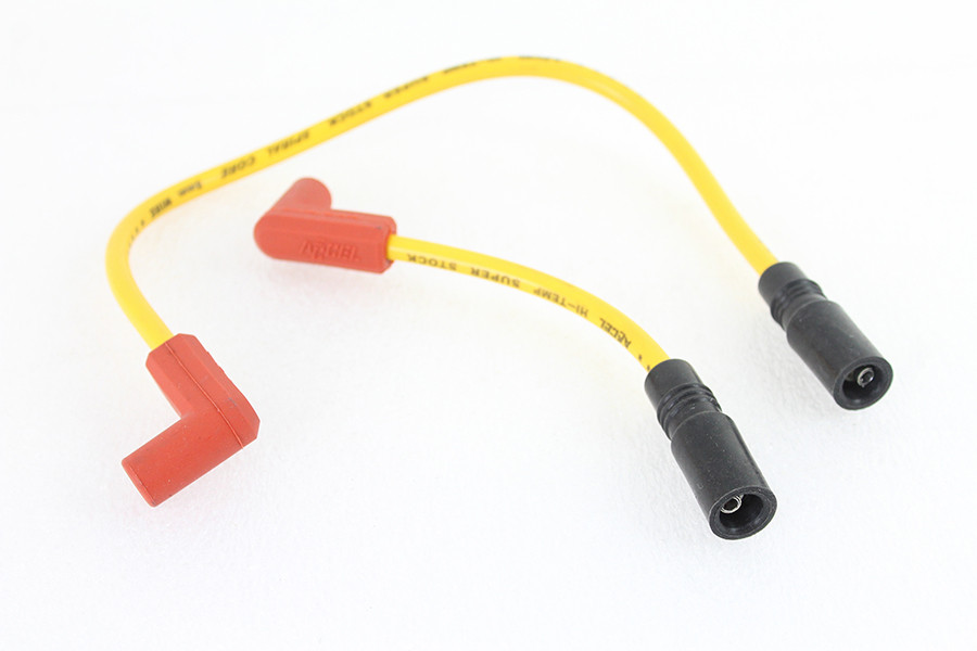 Accel #171100-Y - Accel 8mm S/S Spiral Core Ignition Wire Set Yellow