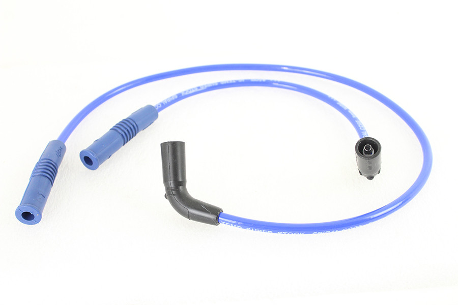 Accel #171111B - Accel 8mm S/S Spiral Core Ignition Wire Set Blue
