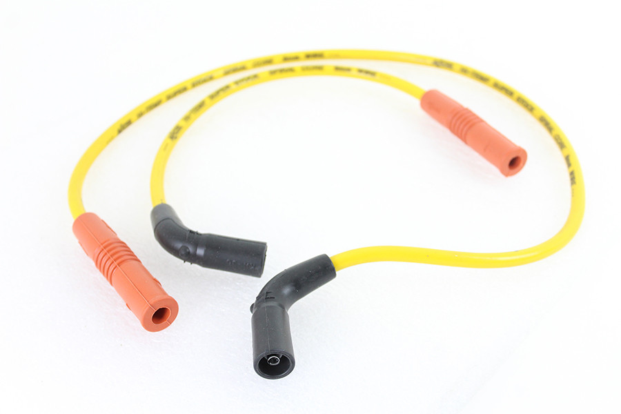 Accel #171111Y - Accel 8mm S/S Spiral Core Ignition Wire Set Yellow