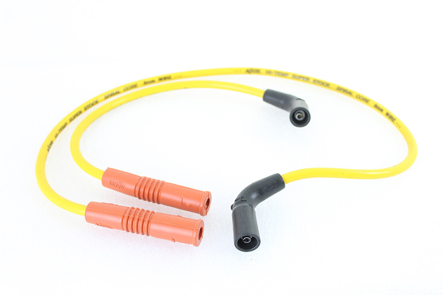 Accel #171111Y - Accel 8mm S/S Spiral Core Ignition Wire Set Yellow